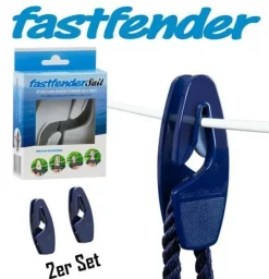 Fenderhalter für Fender Fastfender Doppelpack Sail Segelboot Reling Fenderseil
