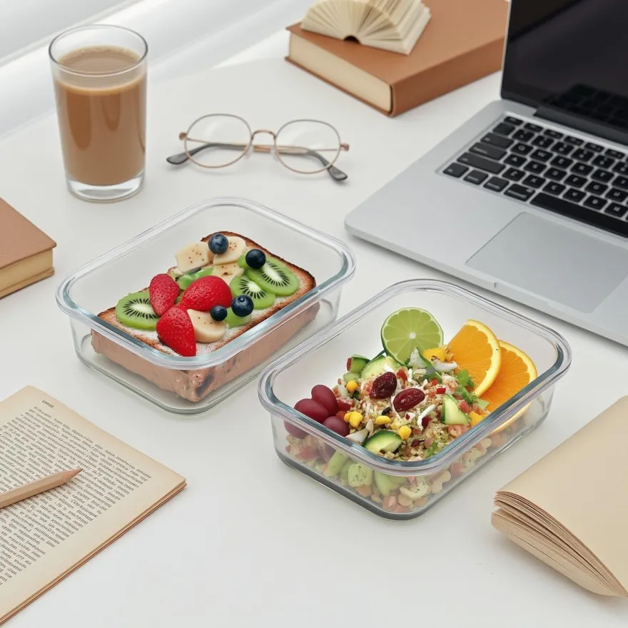 Fenger Meal Prep Boxen aus Glas mit Deckel, 15er Set, Mikrowellen-, Gefrier