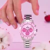 Festina Damenuhr Chronograph Stahl/Rosa F20693/2