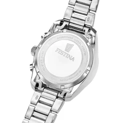 Festina Unisex-Uhr Boyfriend Chronograph Stahl/Türkis F20753/3