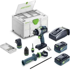 Festool Akku Schlagbohrschrauber Schrauben Quadrive TPC 18/4 5,0/4,0I-Set 577621