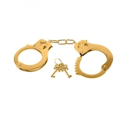 Fetisch Fantasy Gold Metall Manschetten Gold