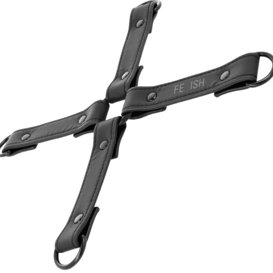 FETISH Submissive HOG TIE VEGAN Leather
