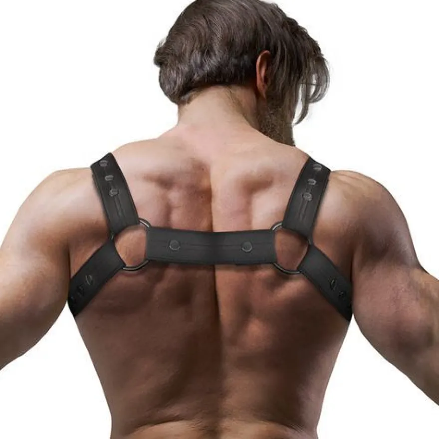 FETISH Submissive – Verstellbarer Neopren-Brust-Sportgurt für Männer