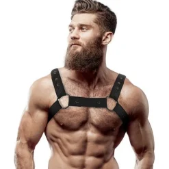 FETISH Submissive – Verstellbarer Neopren-Brust-Sportgurt für Männer