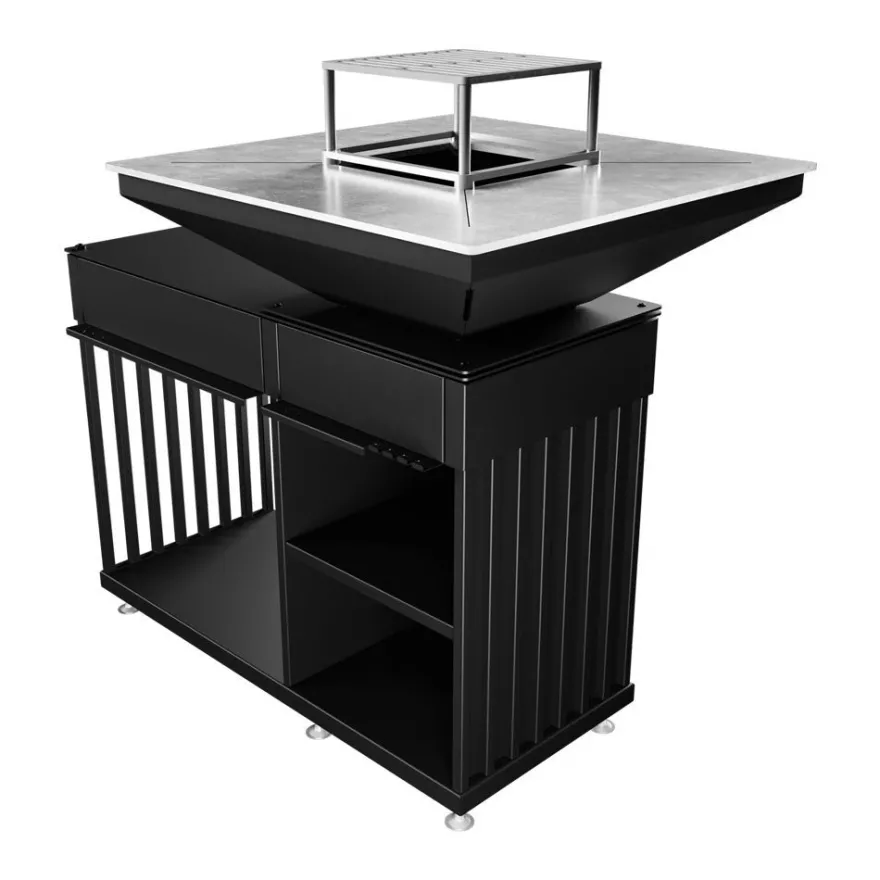 Feuerplatte Quadrum Horizontal
