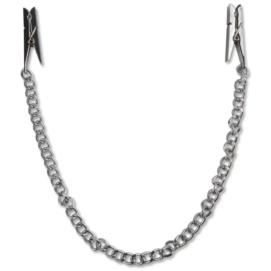 FFS Nipple Chain Clips Silver