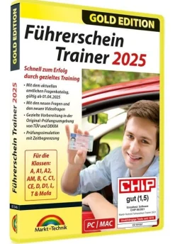 Führerschein Trainer 2025 - Neuste Version - Gültig ab 01.04.2025 - PC Download