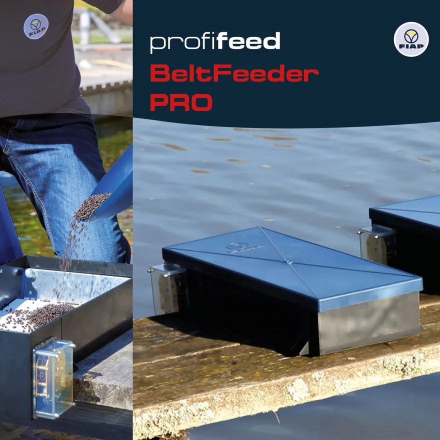 FIAP profifeed BeltFeeder PRO 3 kg - Futterautomat - Fischfutterautomat - Teich