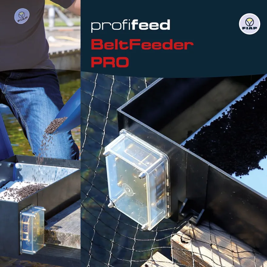 FIAP profifeed BeltFeeder PRO 3 kg - Futterautomat - Fischfutterautomat - Teich
