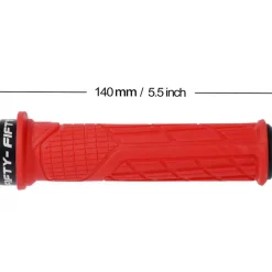 FIFTY-FIFTY MTB Griffe, rutschfeste Gummi Fahrradgriffe, Single Lock-on für