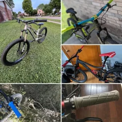 FIFTY-FIFTY MTB Griffe, rutschfeste Gummi Fahrradgriffe, Single Lock-on für