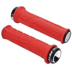 FIFTY-FIFTY MTB Griffe, rutschfeste Gummi Fahrradgriffe, Single Lock-on für