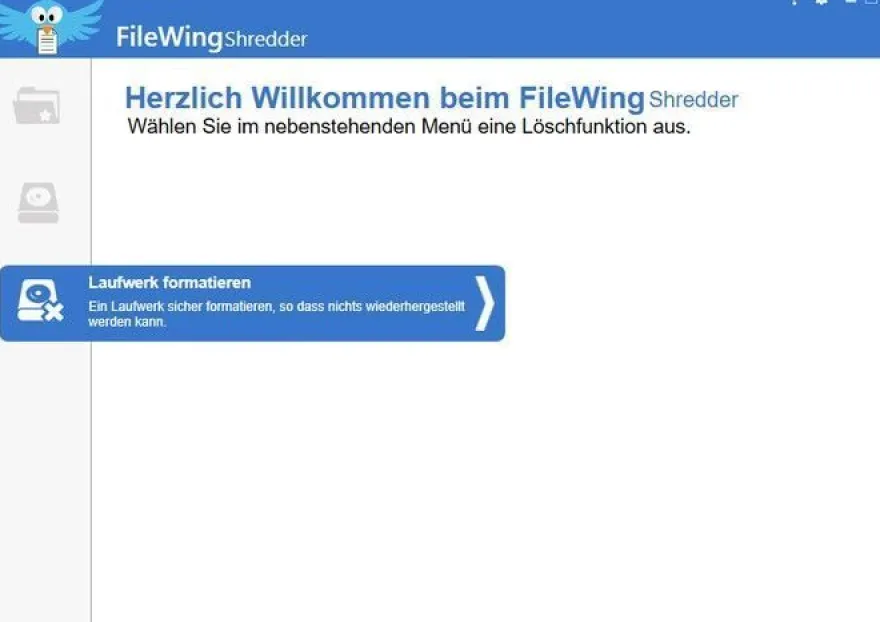 FileWing Shredder Pro - Daten shreddern, l�schen, sicher vernichten - ESD
