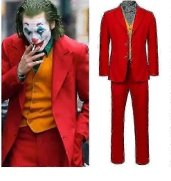 Film Joker Cosplay Kostüm Arthur Fleck Komplettes Set Halloween Kostüm Karnevalskostü