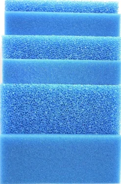 Filterschwamm Filtermatte blau 50 x 50 x 5 cm Grob/ Mittel/ Fein Teich Aquarium *
