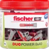 Fischer DuoPower 8 x 40 Runddose (81 St) - 535982