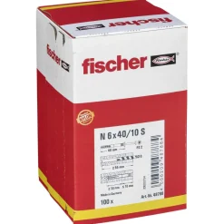 Fischer Nageldübel N 6x40/10 S 100 St