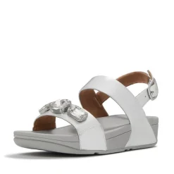 FitFlop Damen Sandalen Lulu Ultra-Jewel Metallic Back-Strap Sandals A5C