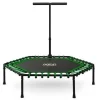 Fitness-Trampolin mit Haltegriff 127 cm Neo-Sport - sechseckig grün
