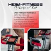 Fjoerdesports Senioren Heimtrainer, faltbarer Fahrradtrainer, Schwarz-Rot