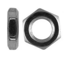 flache Sechskantmutter M18, M20 , M22 , M24 Feingewinde, DIN 936-8 , verzinkt