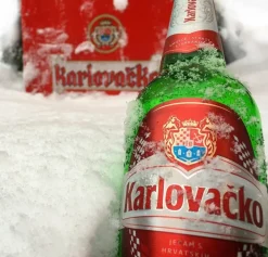 24 Flaschen Karlovacko Bier aus Kroatien