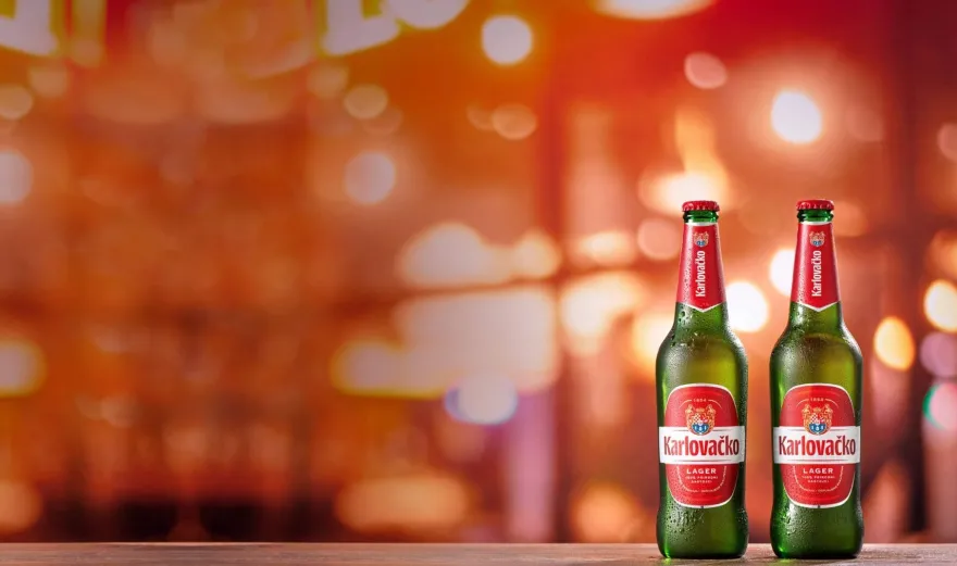 24 Flaschen Karlovacko Bier aus Kroatien