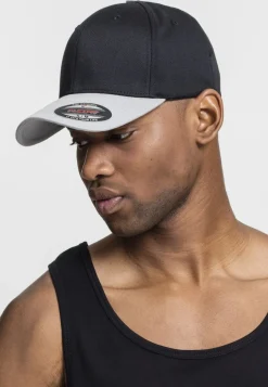 Flexfit Cap Wooly Combed 2-Tone Black/Silver