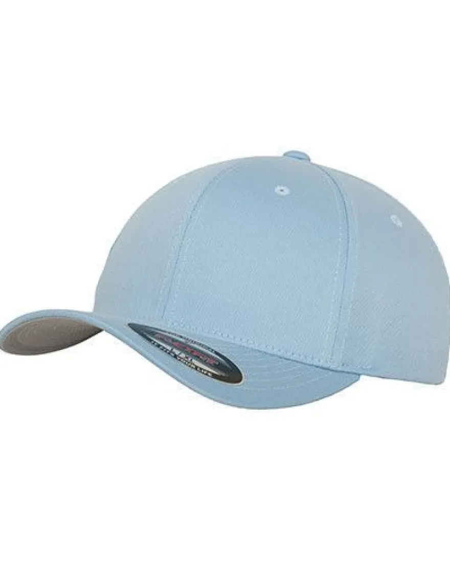 Flexfit Wooly Combed Baseball-Caps 6-Panel Youth, XS - XXL FX6277