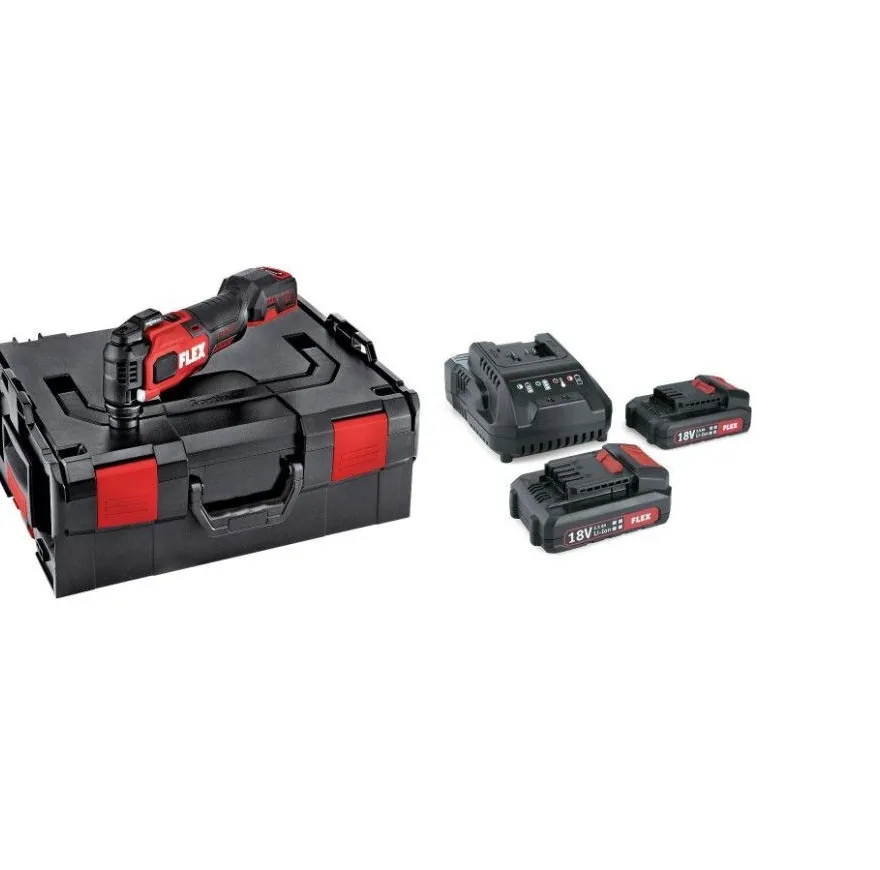 Flex MT 18.0-EC Akku-Multitool 18V + P-Set 22 Q Akku-Set 18V 2.5Ah # 531018