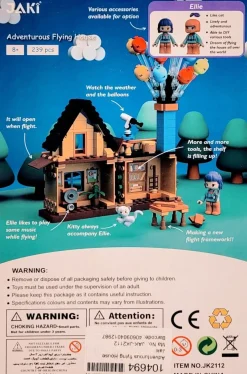Fliegendes Haus Klemmbaustein Jaki JK 2112