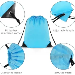 flintronic Kordelzugbeutel Sporttasche, Wasserdichter Schwimmbeutel Rucksack