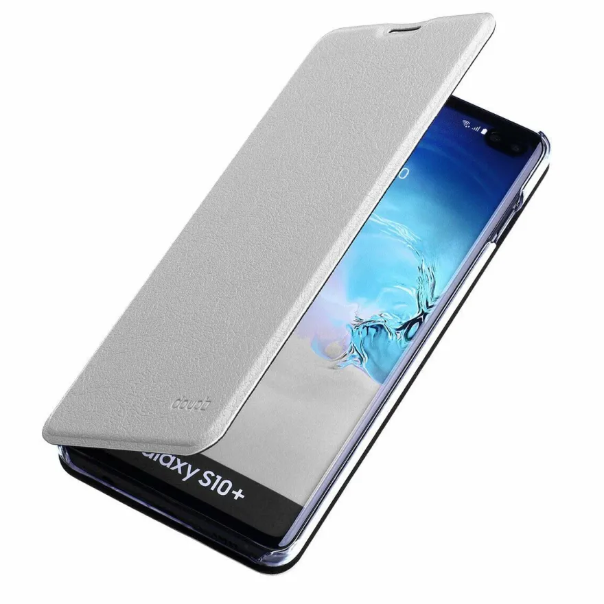Flip Case Samsung S10 Plus Magnet Cover Aufstellbar Ständer Hülle Schale Folie