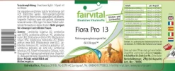 Flora Pro 13 - 60 DRcaps® -Enthält 13 verschiedene Bakterienstämme - fairvital