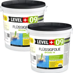 Flüssigfolie Abdichtung Balkon Terassen Keller Bad 1,5-100Kg Qualität L+09