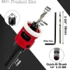 Focstol Bohrsenker mit Tiefenanschlag - 5er Set 4mm Kegelsenker mit 6,35mm