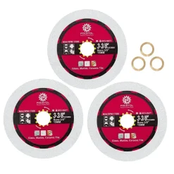 Focstol Diamant Trennscheibe 85mm - für Glas, Jade, Kristall, Weinflaschen