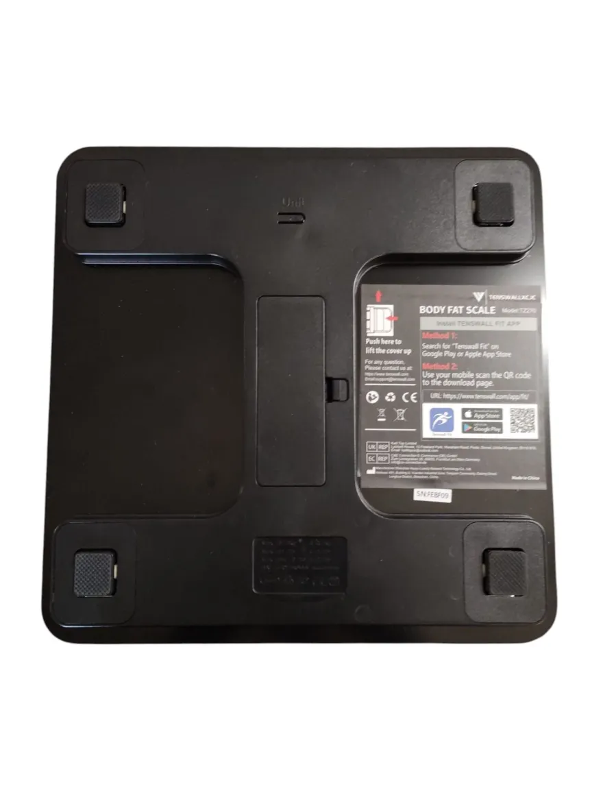Forever Personenwaage digital Körperwaage LED Display gehärtetes Glas 180kg