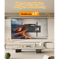 Forging MOUNT TV Wandhalterung mit langem 1090mm Schwenkarm für 37-80 Zoll TVs