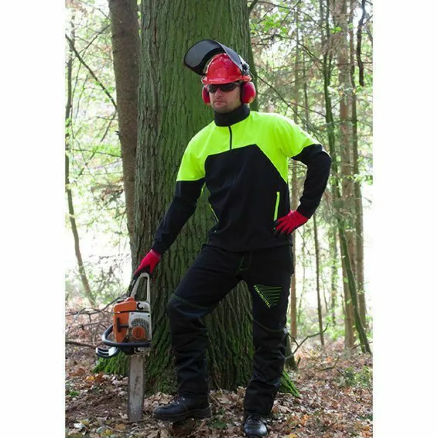 Forstjacke Start-Up Stretch Forstbekleidung Softshelljacke Forstschutzjacke -6XL