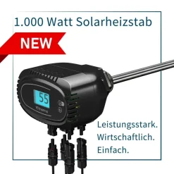 Fothermo 1000 W Solar Heizstab – PV Heizstab für Warmwasser mit Photovoltaik