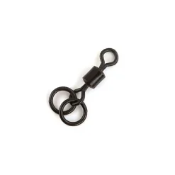 Fox Edges Double Ring Swivel Gr.7, 8 Stück, Karpfenwirbel, Karpfenrigs