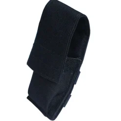FoxOutdoor Messer Etui Nylonetui Holster quer und längs tragbar schwarz 15x6x4 cm