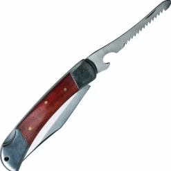 FoxOutdoor Taschenmesser HUNTER Metallgriff mit Holzeinlage