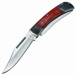 FoxOutdoor Taschenmesser HUNTER Metallgriff mit Holzeinlage