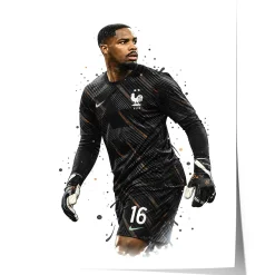 Frankreich Fußball Poster · Geschenkidee · Aquarell Sport Wandbild · Deko Pri