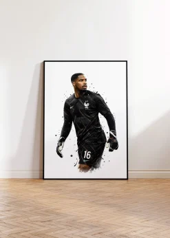 Frankreich Fußball Poster · Geschenkidee · Aquarell Sport Wandbild · Deko Pri