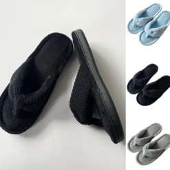 Frauen Hausschuhe Slip On Hausschuh Clip Zehe Schlafzimmer Memory-Schaum
