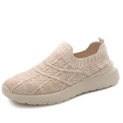 Frauen Turnschuhe Komfort Wohnungen Leicht Arbeit Slip On Wanderschuh Sport Yoga